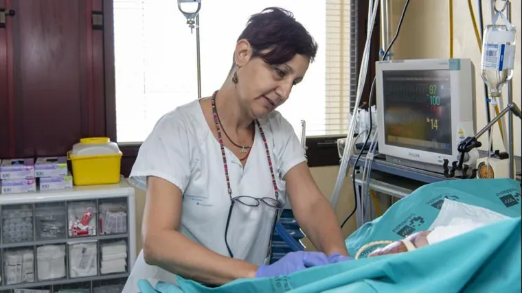 Work in the Major Burns Unit of the University Hospital of Getafe