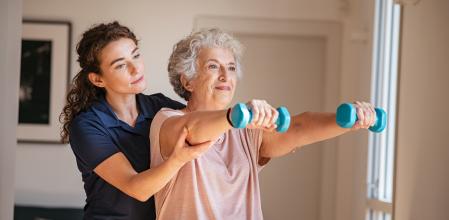 Strength training is essential to avoid frailty and dependency in older people