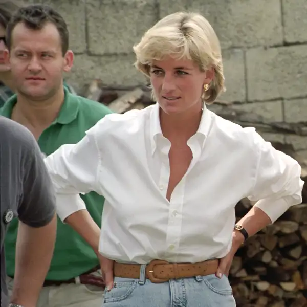 Lady Di with Paul Burrell in August 1997