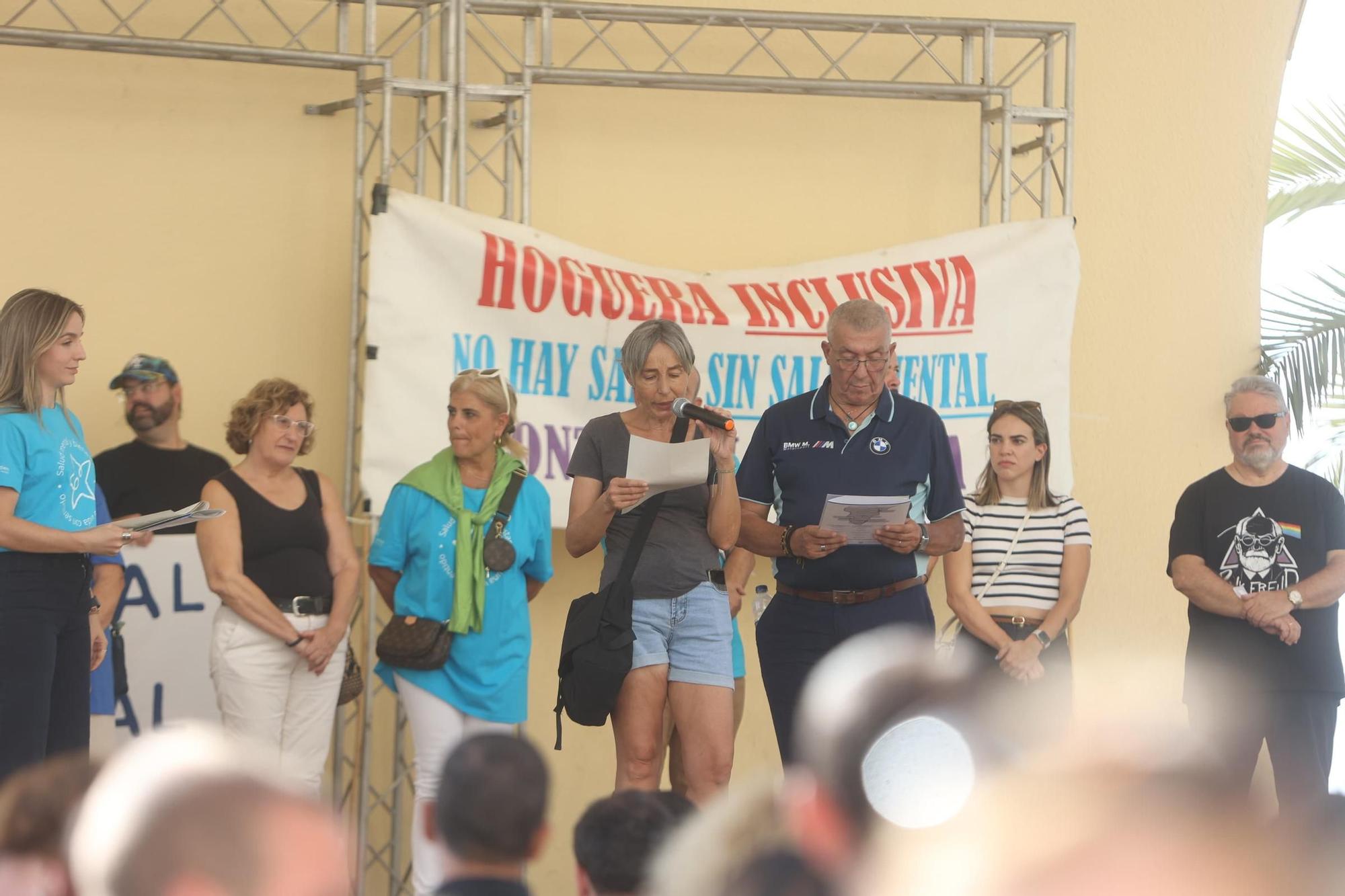 Demonstration for mental health in Alicante