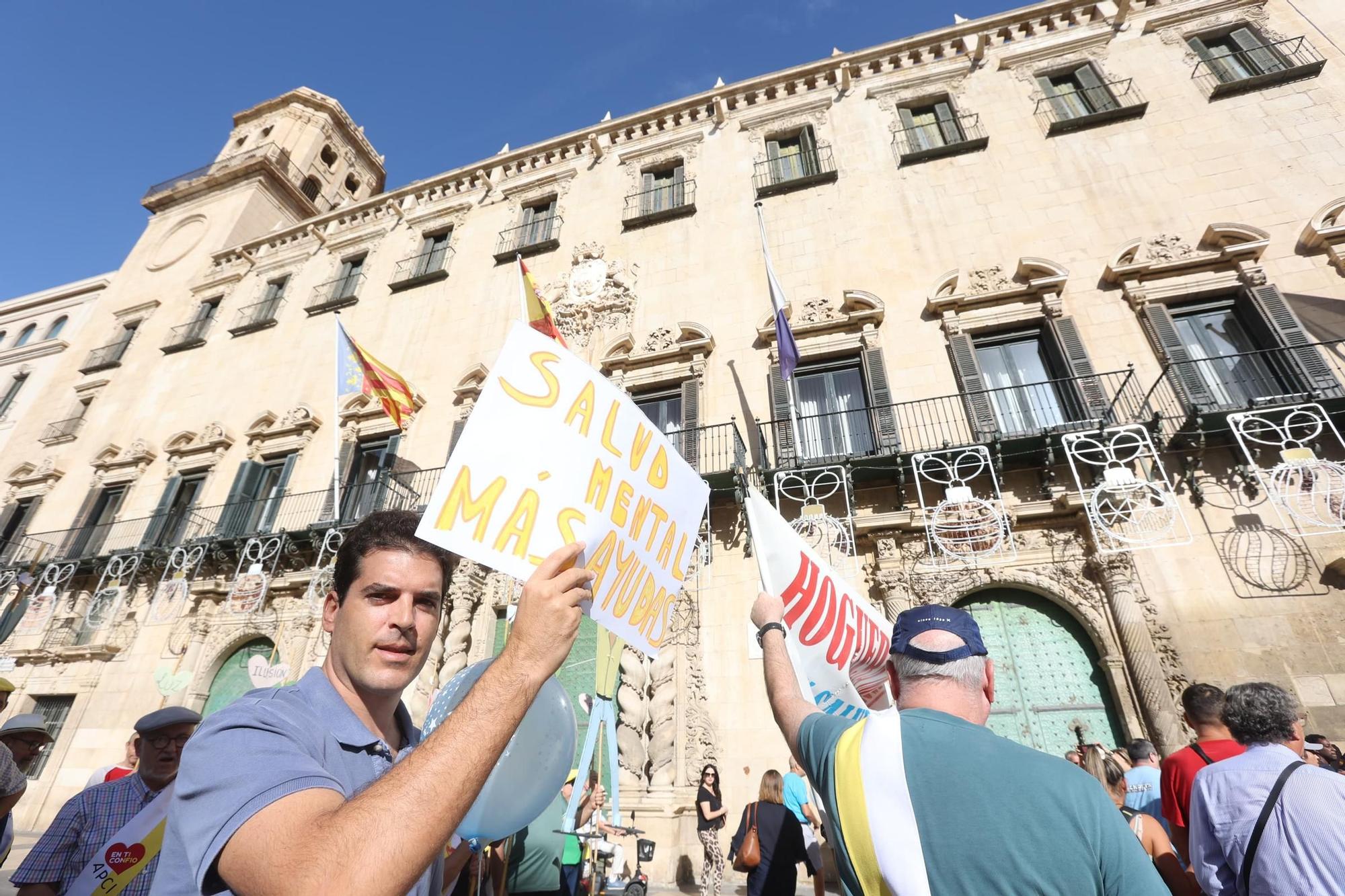 Demonstration for mental health in Alicante