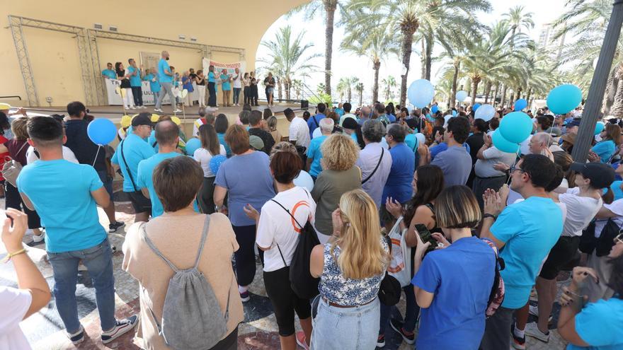 Demonstration for mental health in Alicante