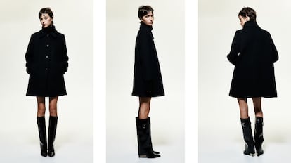 H&M knee-length coat.