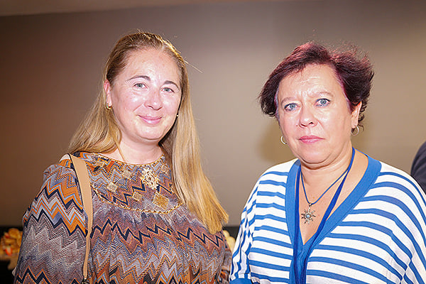 Victoria Ayala, Director of Government Affairs at Gilead; and Elena Lete.