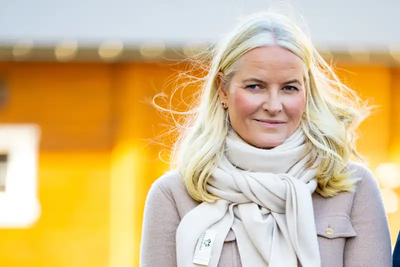 Mette-Marit on her official trip to Norway