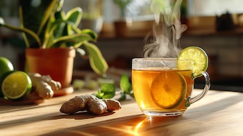 Ginger tea is recommended to relieve cough (Illustrative Image Infobae)